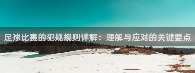 足球比赛的犯规规则详解：理解与应对的关键要点