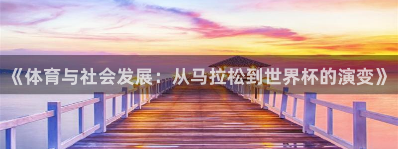 kok新版中欧体育：《体育与社会发展：从马拉松到世界杯的演变》